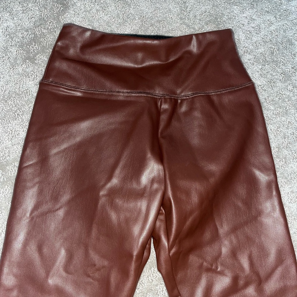 NWT Hollister Ultra High-Rise Leather Leggings